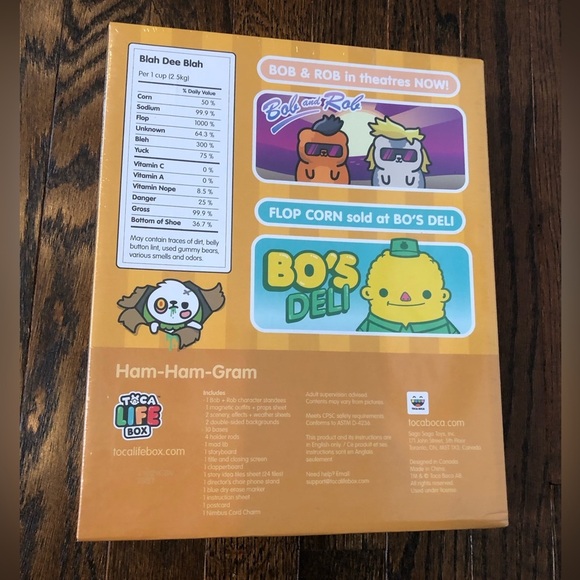 NEW IN BOX! Flop Corn Game by Toca Life Box w/Bob & Rob! - Picture 2 of 6